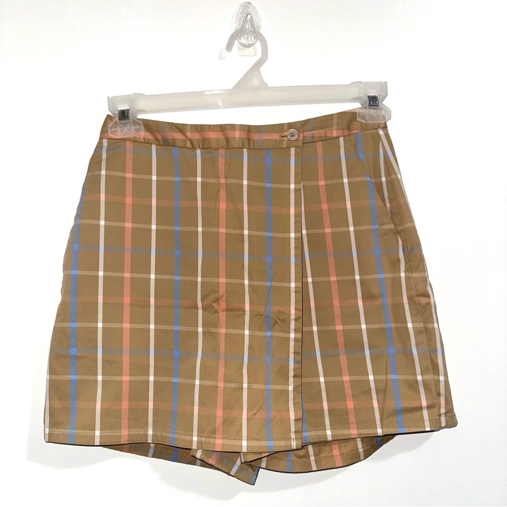Brooks Brothers Tan Striped Skort